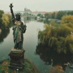 Socha svobody v Praze, Sfinga na Moravě. Jak by podle umělé inteligence vypadaly nejslavnější sochy v Česku?